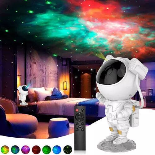 Night Light Projector Lamp Starry Galaxy Space Nebula Star Astronaut LED Remote