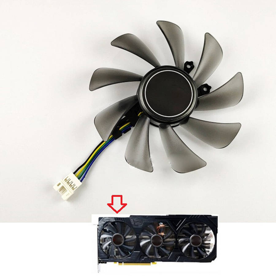 Cooling Fan 85mm 4Pin For GALAX RTX2060 2070 2080 SUPER OC Graphics Card
