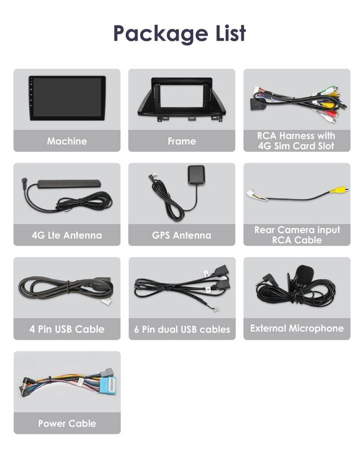 4+32G For 2005-2010 Honda Odyssey Android 14 Carplay Radio Stereo GPS Navigation