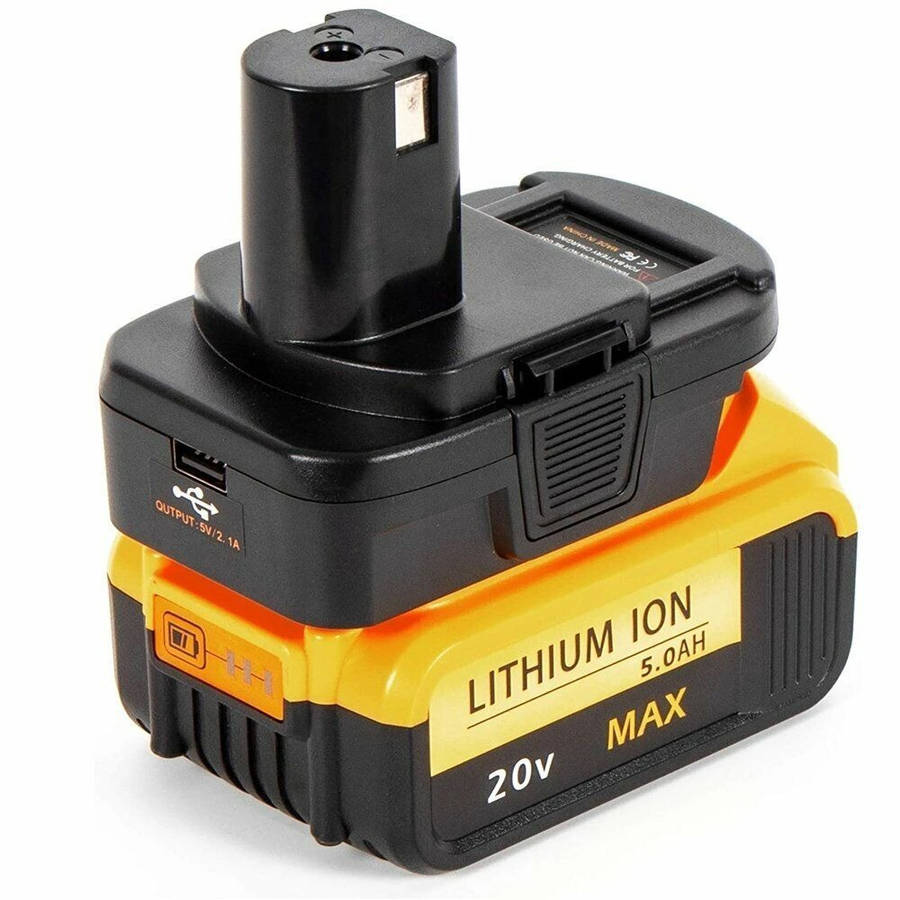 Converter For Dewalt Battery Adapter For Milwaukee 18V To For Ryobi 18V DM18RL