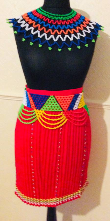 Traditional Zulu beaded belt