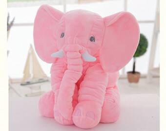 Baby Elephant Pillow (Yellow)