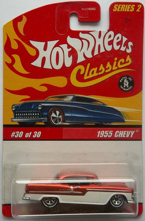 Hot Wheels Classics Series 2 1955 Chevy Like Matchbox Scale Made in 2006 HOTWHEELS