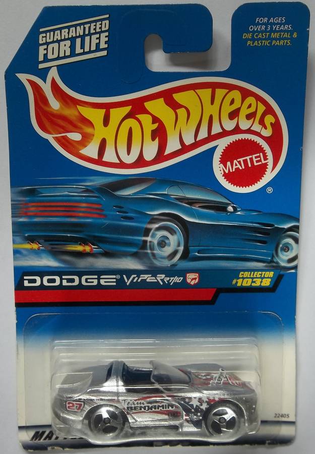 Hot Wheels Dodge Viper RT 10 (1998) Sealed on card ( Matchbox Scale ) HOTWHEELS