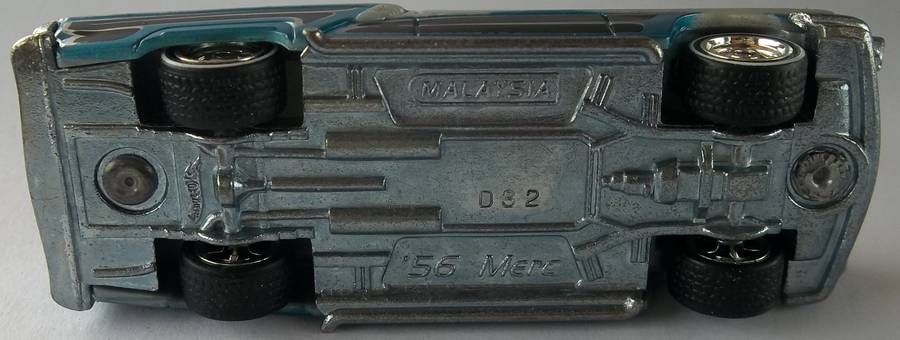Hot Wheels 1956 Mercury HOTWHEELS REAL RIDERS FULL METAL OPENING BONNET Matchbox scale