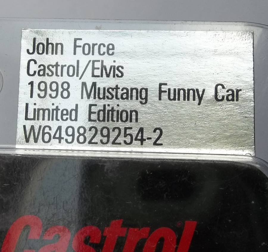 Action Models Ford Mustang Funny Car Limited John Force Like Hot Wheels & Matchbox 1:64