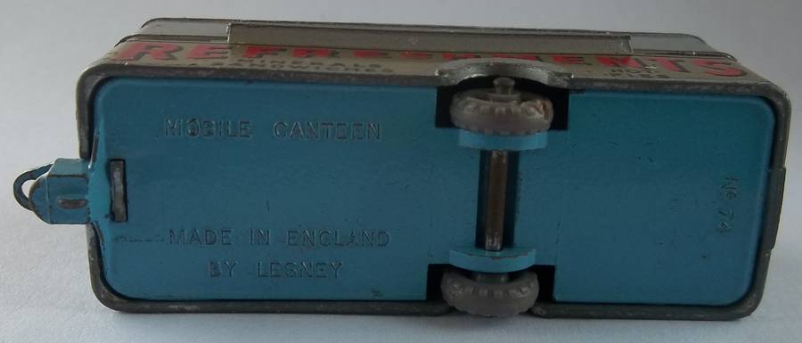 MATCHBOX Series Lesney Regular Wheels #74 Mobile Canteen ENGLAND 1961 VINTAGE MODEL