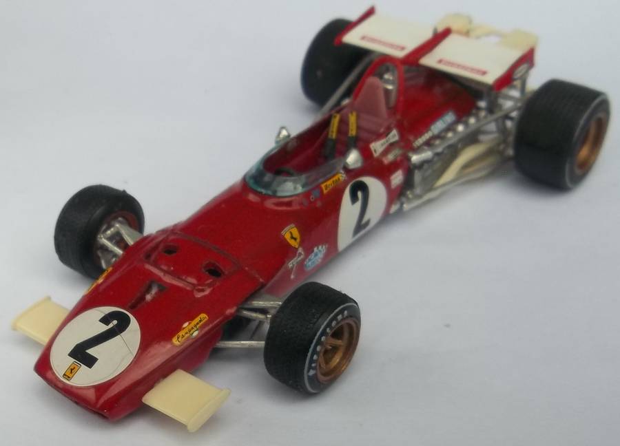 Brumm Ferrari F-1 Vintage Racing Car Made in Italy 1/43 Scale Similar scale to Dinky