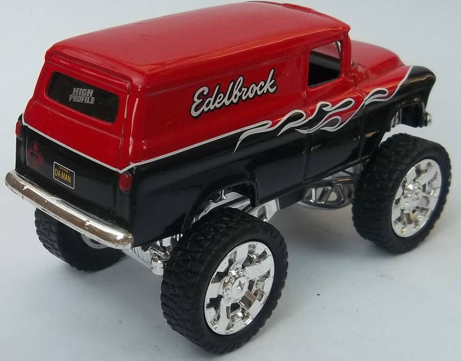 Jada Toys 1957 Chevrolet Suburban Monster Truck  Measures 8cm long with Rubber Tyres Like Matchbox