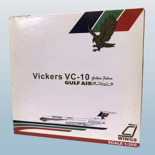 1:200 Scale, Gulf Air, Vickers VC-10, Diecast Display Model Aircraft
