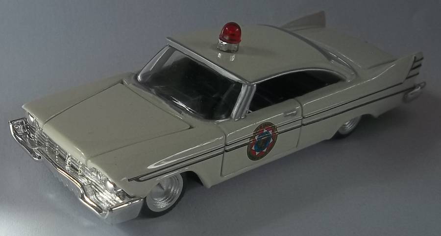 Racing Champions 1957 Plymouth Fury Similar scale to Matchbox roughly 1/64 Rubber tyres