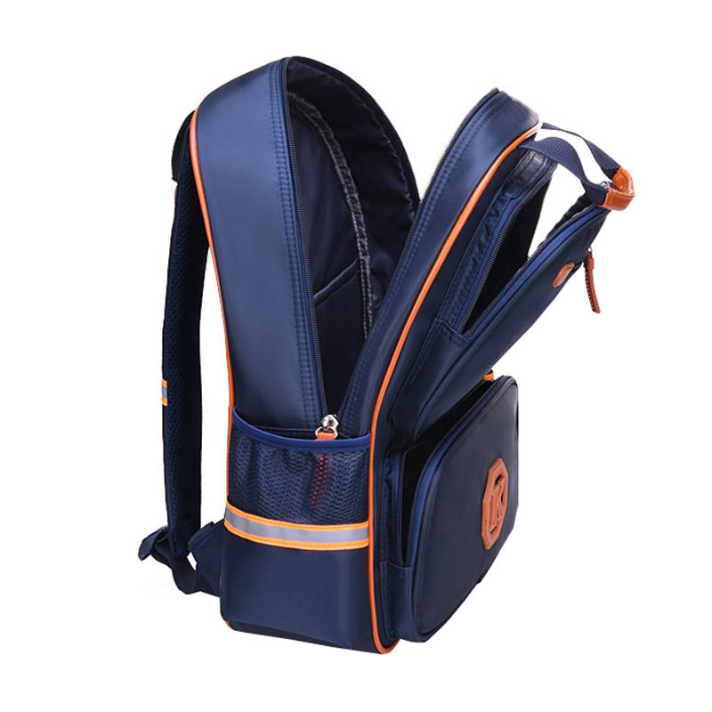 Waterproof Lightweight Reflective Backpacks School bag Blue Large