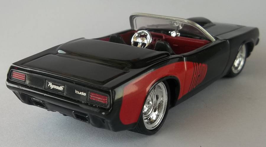 Hot Wheels 1/43 LARGER 1970 Barracuda RUBBER TYRES  Detailed Interior Hotwheels MATCHBOX