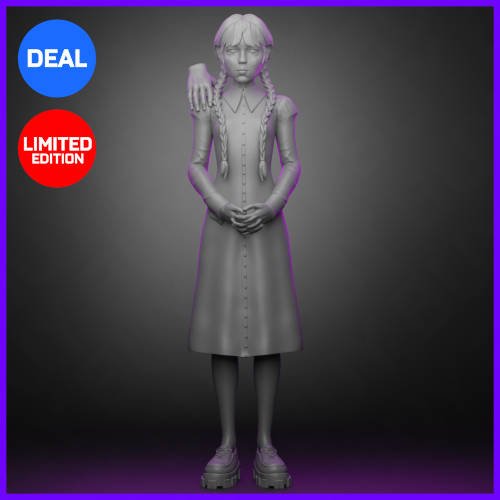 Limited Edition Wednesday Addams Figure 15cm - *Rare Collectible*