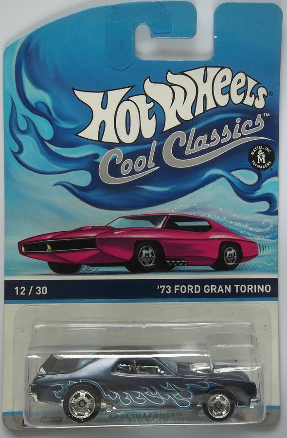 Hot Wheels Cool Classics 1973 Ford Gran Torino HOTWHEELS - MATCHBOX SCALE
