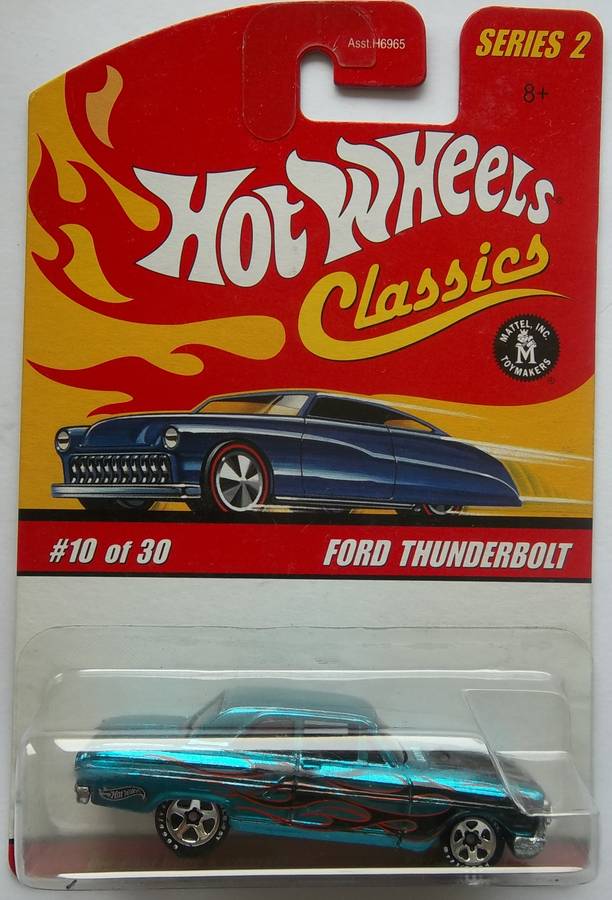 Hot Wheels Classics Series 2 Ford Thunderbolt Like Matchbox Scale Made in 2005