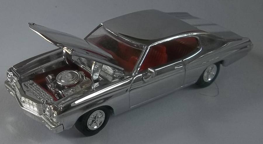 Racing Champions 1970 Chevrolet Chevelle Similar to Matchbox bigger than 1/64 Rubber tyres 8.5cm