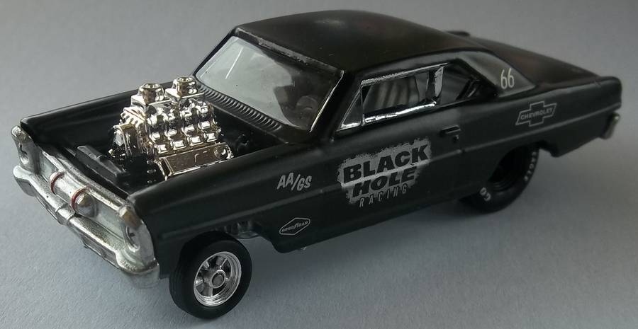 Hot Wheels Real Riders 1966 Super Chevy Nova Matchbox Scale Model Car RUBBER TIRES 2018 Model