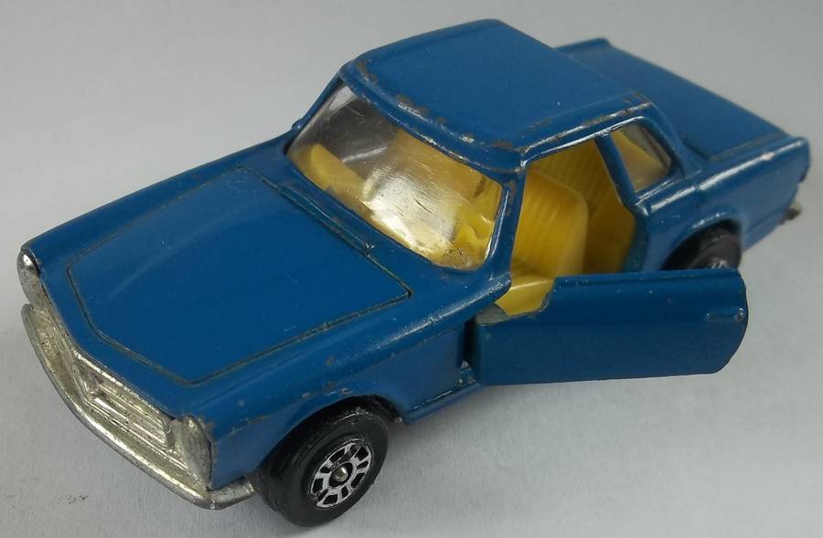1/64 Scale Corgi Juniors Whizzwheels Mercedes Benz 280 SL Made in England 1970s VINTAGE