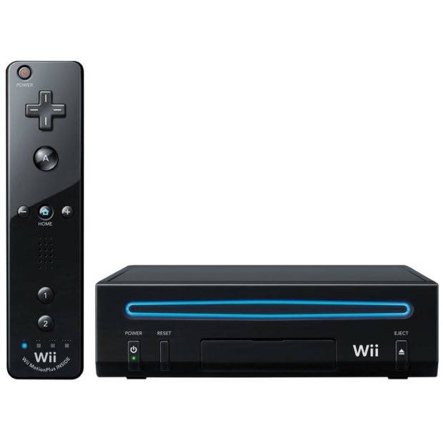 Nintendo Wii Console + Motion Plus Controller + All Cables