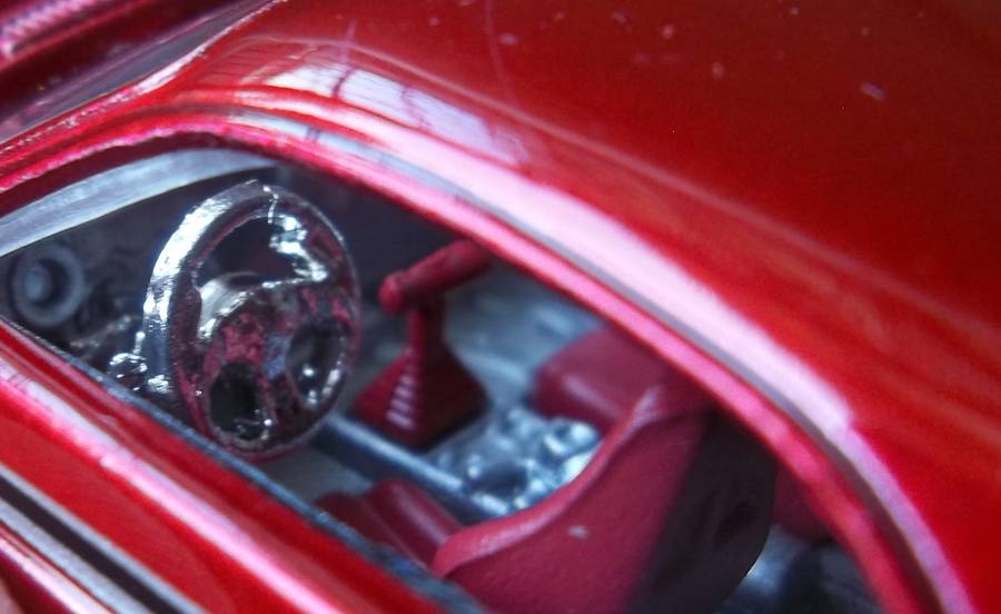 Hot Wheels 1/43 LARGER Scale 1971 Dodge Challenger RUBBER TYRE Detailed Engine Hotwheels MATCHBOX