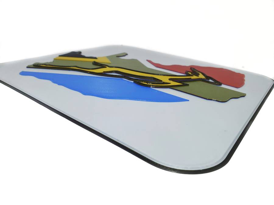 Springboks South Africa Plaque - 3D Printed