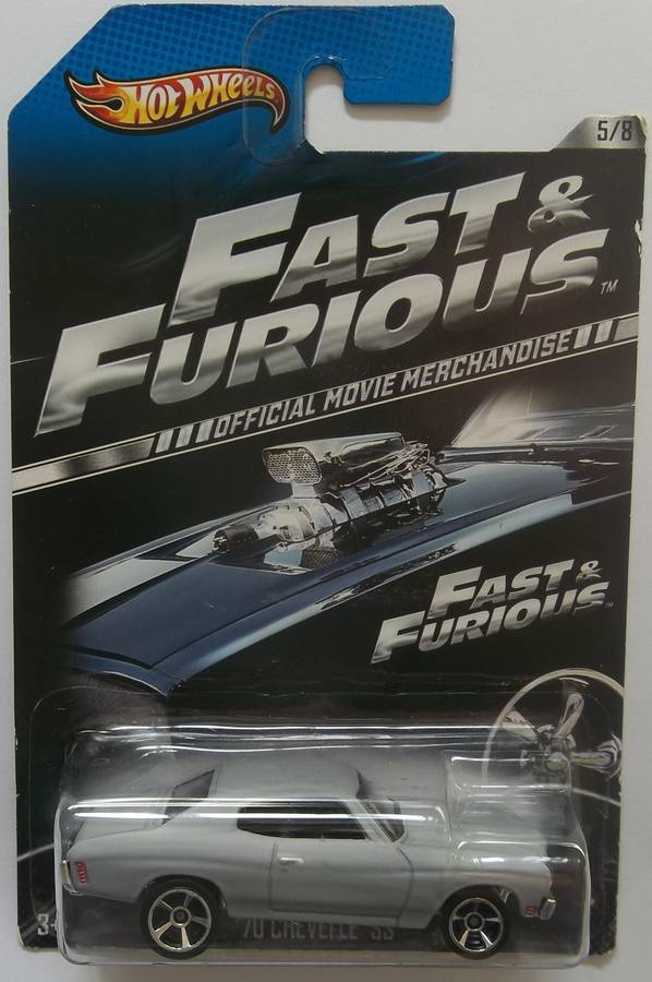 Hot Wheels Fast & Furious '70 Chevelle SS Like Matchbox Scale HOTWHEELS 2012 Model Car
