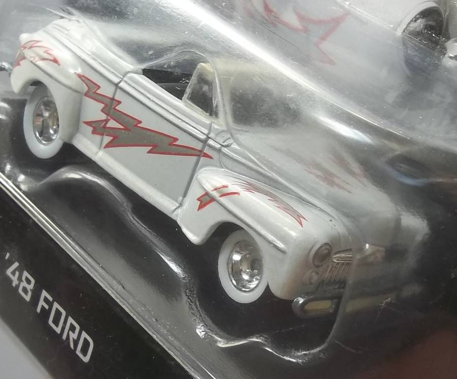 Hot Wheels GREASE '48 Ford Like Matchbox Scale HOTWHEELS 2012 Model Car Large card!