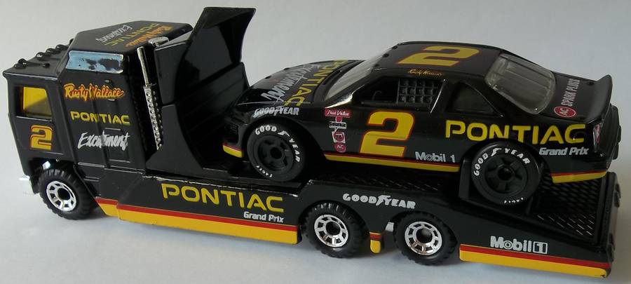 MATCHBOX Team Convoy Limited Edition Set NASCAR Pontiac 3 Models Chevrolet Van BOXED 1992 VINTAGE