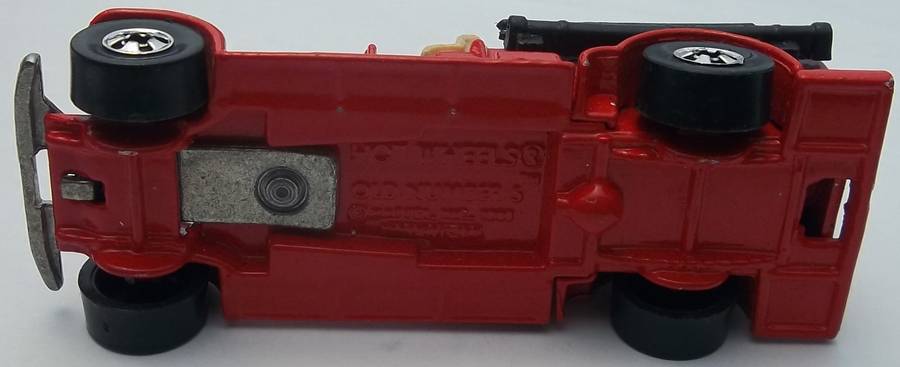 HOT WHEELS Old Number 5 Fire Engine HOTWHEELS VINTAGE MODEL similar to Matchbox 1980