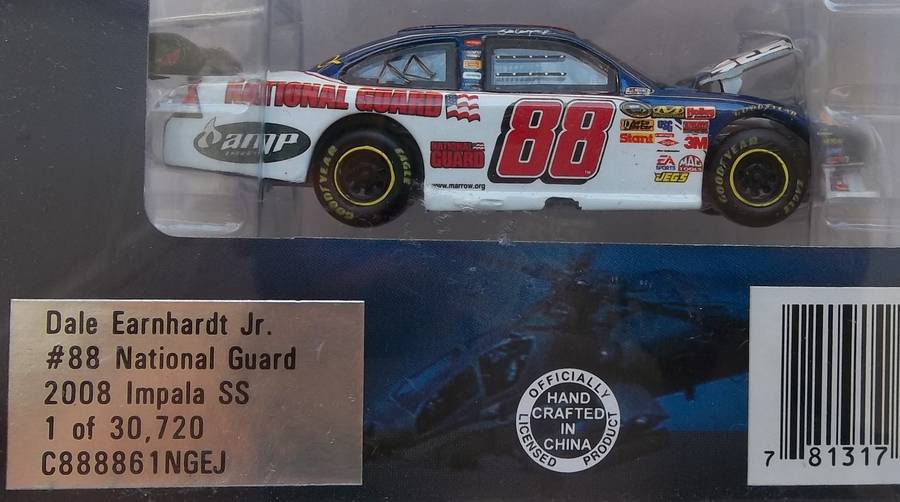 Action Racing Dale Earnhardt Jr. 2008 Chevrolet Impala SS Limited Edition Similar to Hotwheels