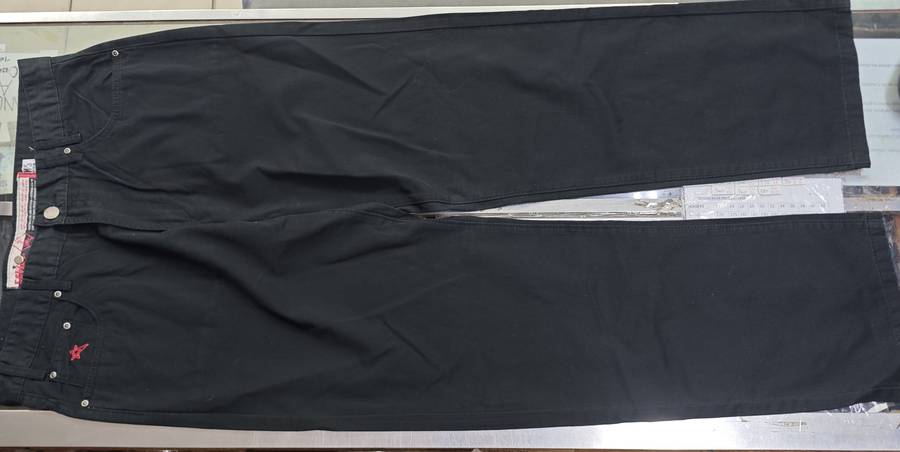 SOVIET BLACK COTTON PANTS (SIZE 38)