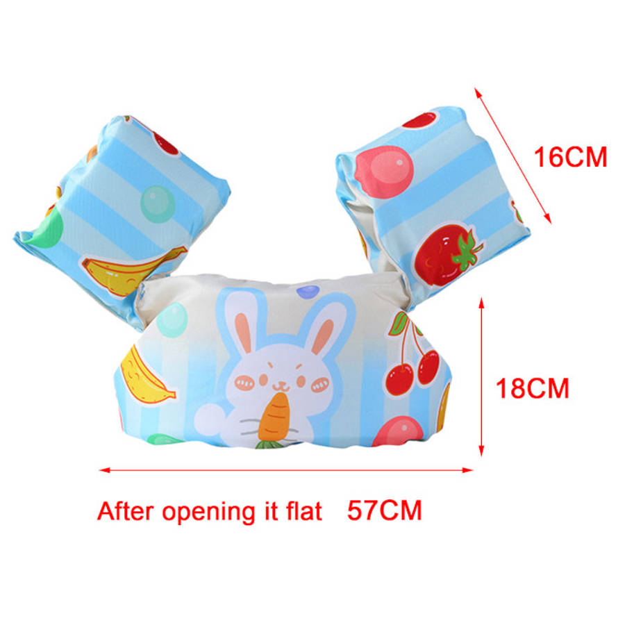 Olive Tree-Kids Arm Band Ring Life Jacket Safety Vest-Fruit Rabbit