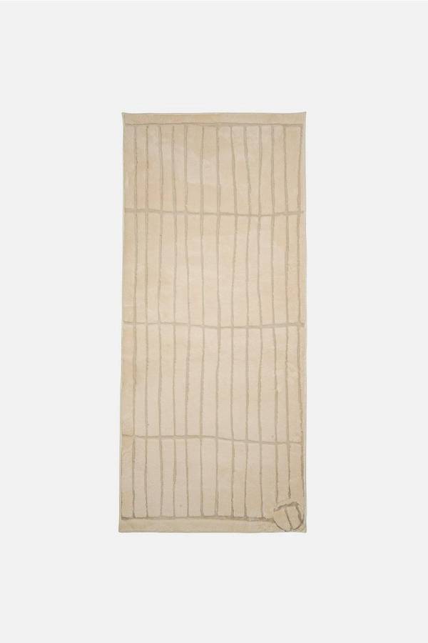 Carved 2-Tone Runner Rug 70 x 160cm
