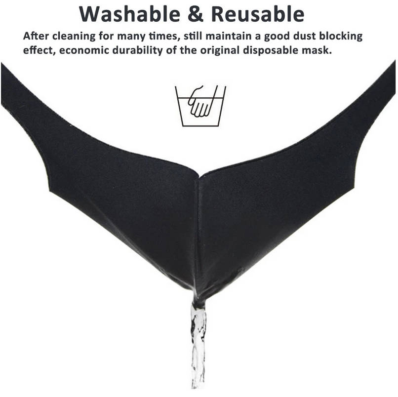 3 Ply (2+1) Reusable / Washable Face Mask Kit | 3X The Protection of a standard cloth/fabric mask