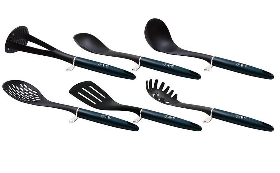Berlinger Haus 6 Pieces Non-Stick Kitchen Tool Set - Aquamarine (READ THE DESCRIPTION)