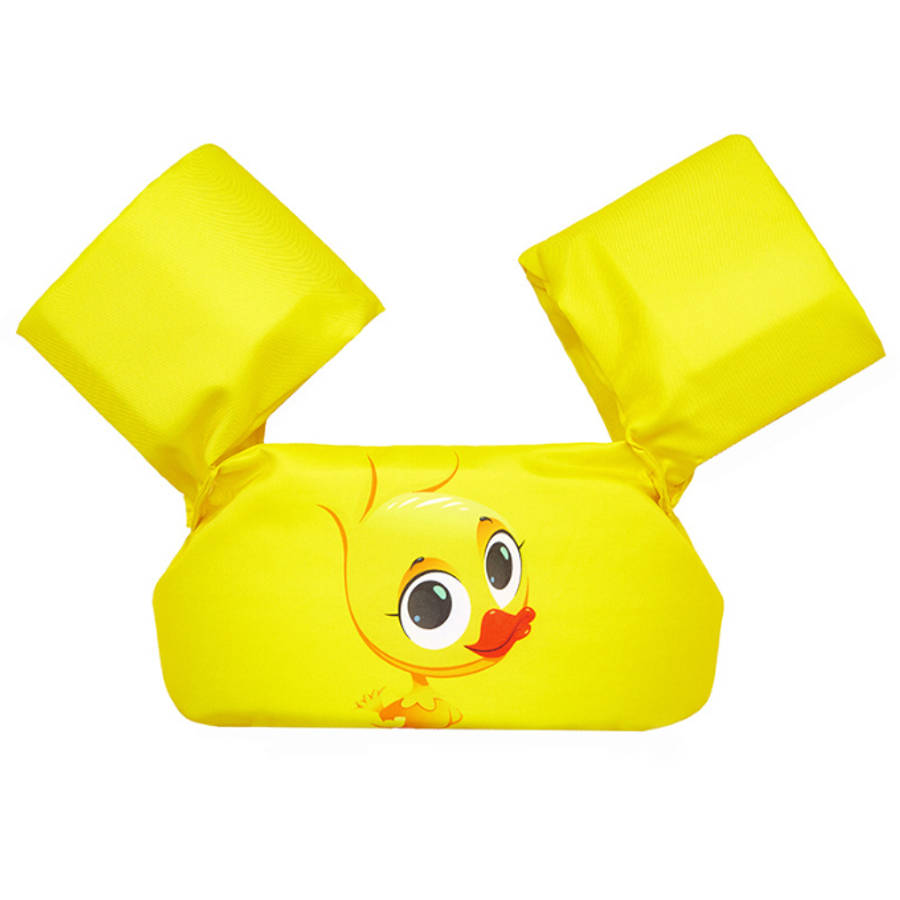 Olive Tree-Kids Arm Band Ring Life Jacket Safety Vest-Yellow Duck