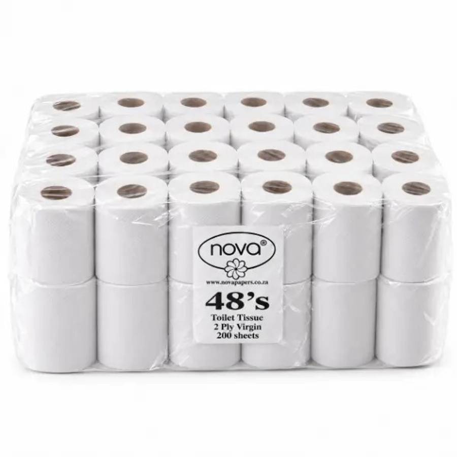 Nova 2-Ply Virgin Toilet Paper 48 Pack