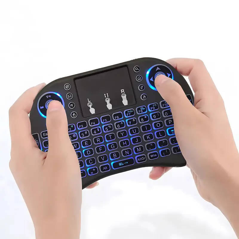 Rechargeable Mini Wireless Keyboard with Touchpad