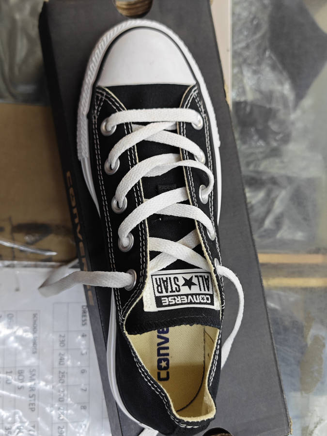 Converse All Star Black Junior Sneakers