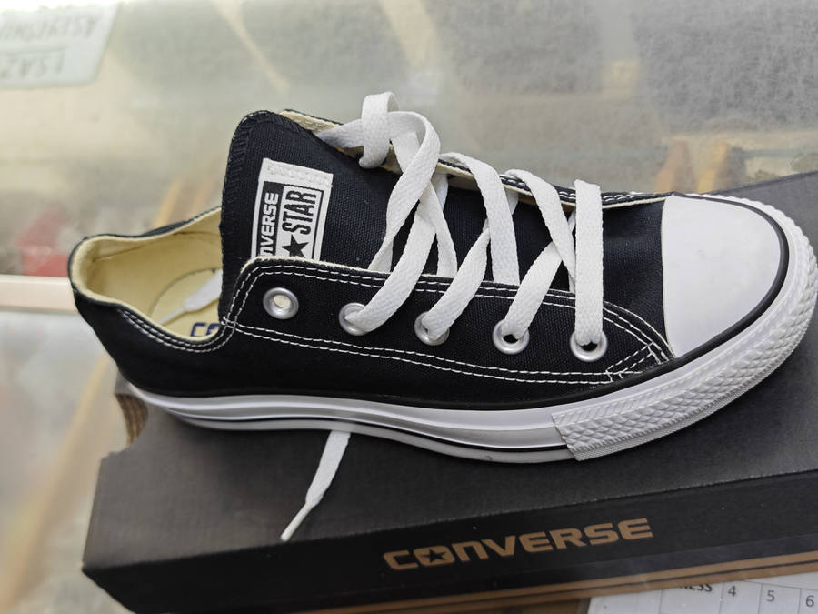Converse All Star Black Junior Sneakers