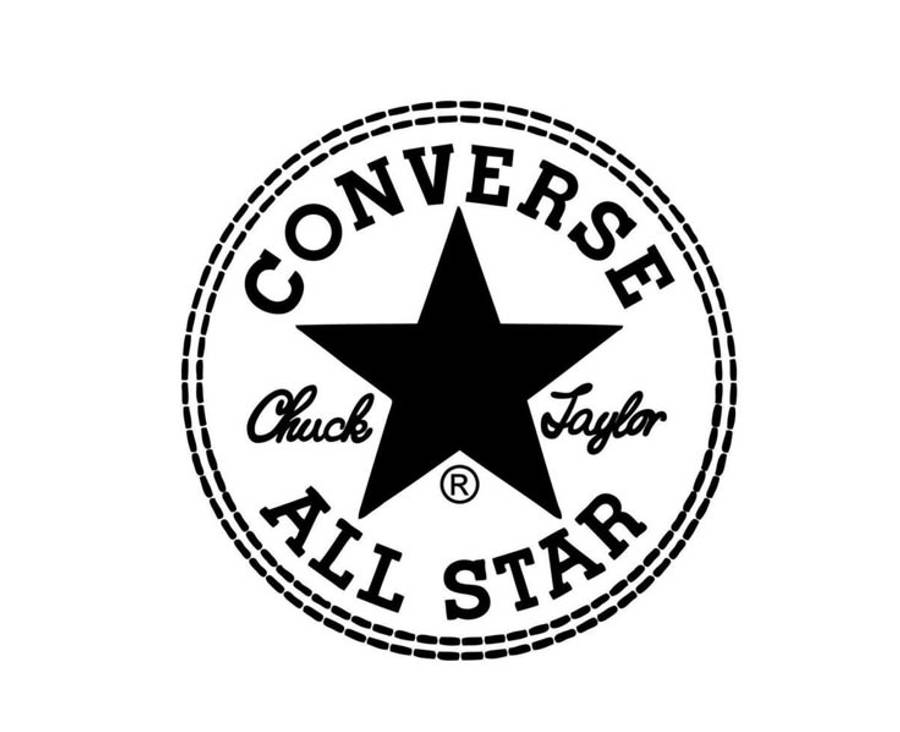 Download Converse All Star Logo Shoes Brand Black Symbol ...