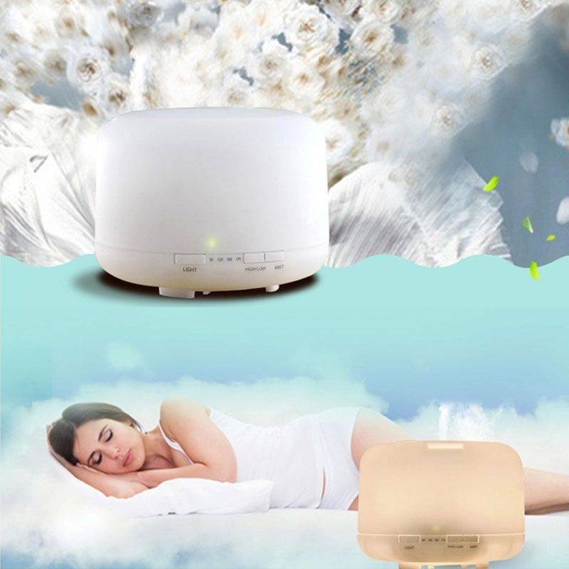 500ML Aroma Diffuser Atomizer Air Humidifier LED Ultrasonic Purifier  Classic | Aroma diffuser, Aromatherapy sleep, Air humidifier