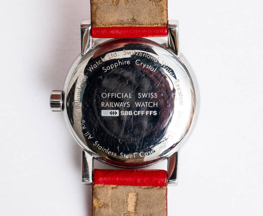 Ladies Mondaine Official Swiss Railways SBB CFF FFS Big Date Watch - Evo2 30mm Watch MSE.30210.LC