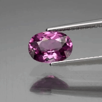 Gorgeous! 1.40ct Oval Natural Rare Purple Rhodolite Garnet, Madagascar