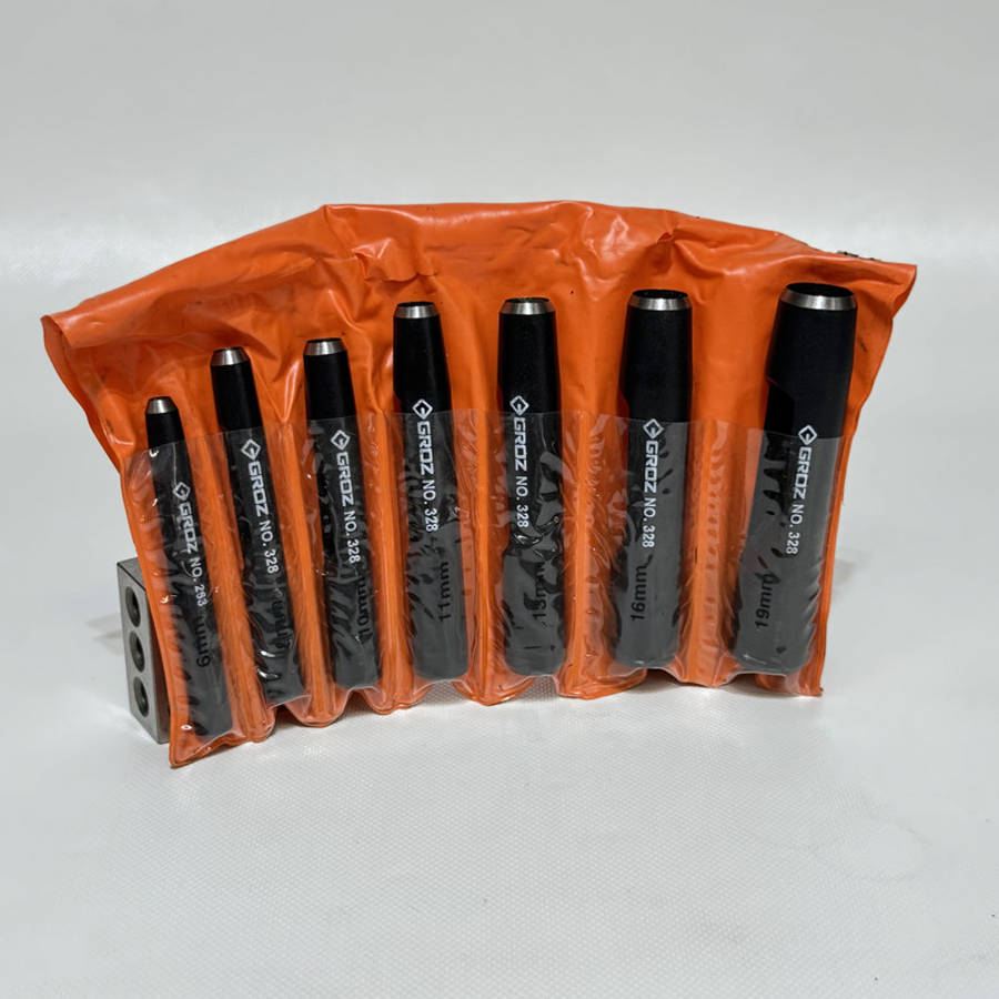 GROZ HPL/7-ST Hollow Punch Set 6-19 mm (7 Piece)