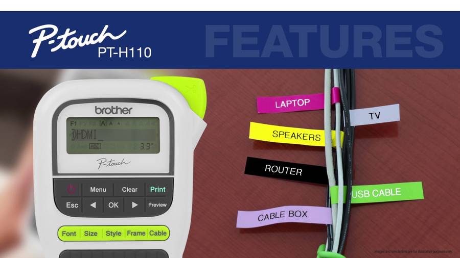 Brother P-Touch H110 Label Printer *Brand New / Sealed* : Perfect Timing