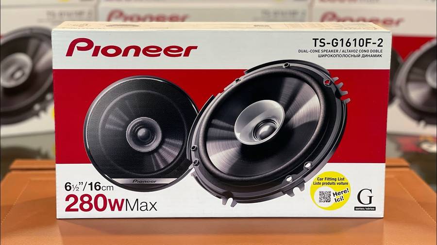 Pioneer TS-G1610F 16cm 280W Dual Cone Speaker