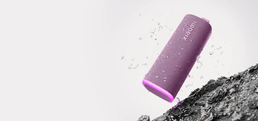 Xiaomi Sound Play speaker used in an outdoor environment