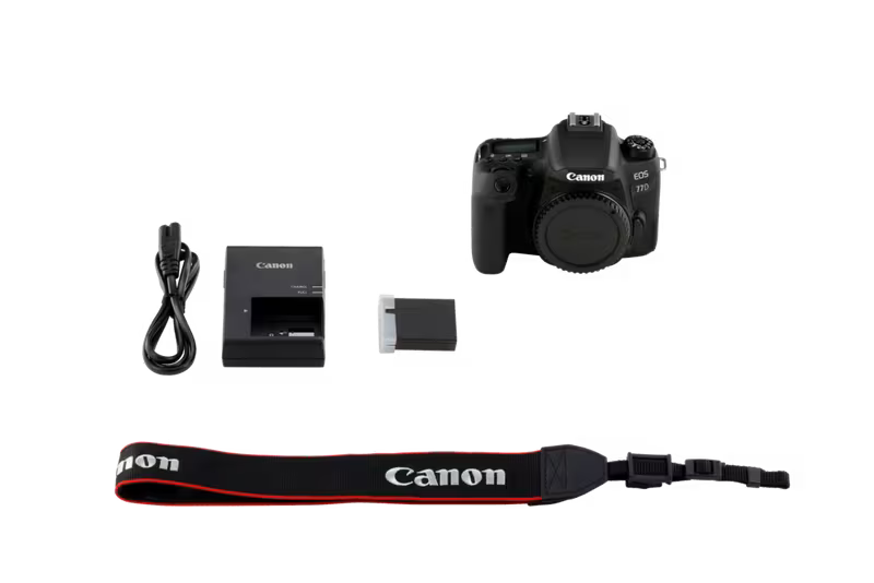CANON EOS 77D DSLR - Body + 64GB SD